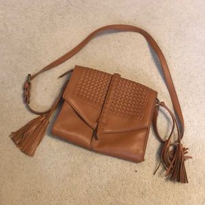 Sonoma crossbody faux leather brown